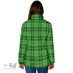 Scottish Clephan Clan Crest Tartan Padded Jacket with Family Crest - Tartan Plaid Jacket ScotsTee Shop - Tartan Plaid - scotstee.com