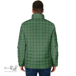 Scottish Gayre Dress Clan Crest Tartan Padded Jacket with Family Crest - Tartan Plaid Jacket ScotsTee Shop - Tartan Plaid - scotstee.com
