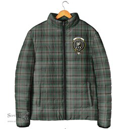 Scottish Craig Clan Crest Tartan Padded Jacket with Family Crest - Tartan Plaid Jacket ScotsTee Shop - Tartan Plaid - scotstee.com