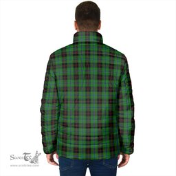 Scottish Douglas Black Clan Crest Tartan Padded Jacket with Family Crest - Tartan Plaid Jacket ScotsTee Shop - Tartan Plaid - scotstee.com