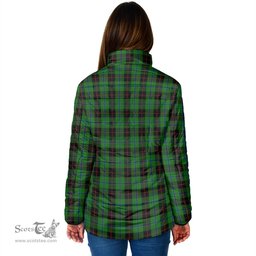 Scottish Douglas Black Clan Crest Tartan Padded Jacket with Family Crest - Tartan Plaid Jacket ScotsTee Shop - Tartan Plaid - scotstee.com