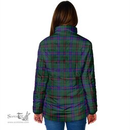 Scottish Davidson Modern Clan Crest Tartan Padded Jacket with Family Crest - Tartan Plaid Jacket ScotsTee Shop - Tartan Plaid - scotstee.com