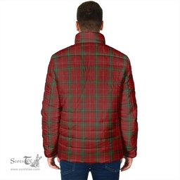 Scottish Carruthers Clan Crest Tartan Padded Jacket with Family Crest - Tartan Plaid Jacket ScotsTee Shop - Tartan Plaid - scotstee.com