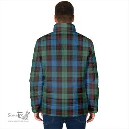 Scottish Guthrie Clan Crest Tartan Padded Jacket with Family Crest - Tartan Plaid Jacket ScotsTee Shop - Tartan Plaid - scotstee.com