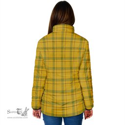 Scottish Houston Clan Crest Tartan Padded Jacket with Family Crest - Tartan Plaid Jacket ScotsTee Shop - Tartan Plaid - scotstee.com
