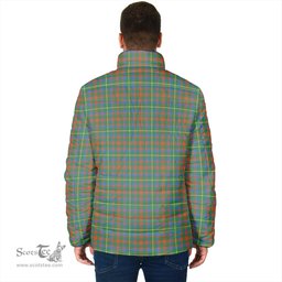 Scottish MacKintosh Hunting Ancient Clan Crest Tartan Padded Jacket with Family Crest - Tartan Plaid Jacket ScotsTee Shop - Tartan Plaid - scotstee.com