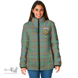 Scottish MacKintosh Hunting Ancient Clan Crest Tartan Padded Jacket with Family Crest - Tartan Plaid Jacket ScotsTee Shop - Tartan Plaid - scotstee.com