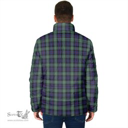 Scottish MacKenzie Hunting Green Clan Crest Tartan Padded Jacket with Family Crest - Tartan Plaid Jacket ScotsTee Shop - Tartan Plaid - scotstee.com