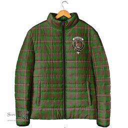 Scottish MacKinnon Hunting Modern Clan Crest Tartan Padded Jacket with Family Crest - Tartan Plaid Jacket ScotsTee Shop - Tartan Plaid - scotstee.com