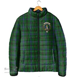 Scottish MacKendrick Clan Crest Tartan Padded Jacket with Family Crest - Tartan Plaid Jacket ScotsTee Shop - Tartan Plaid - scotstee.com