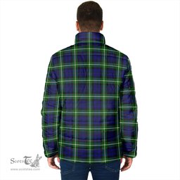 Scottish Lammie Clan Crest Tartan Padded Jacket with Family Crest - Tartan Plaid Jacket ScotsTee Shop - Tartan Plaid - scotstee.com