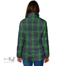 Scottish MacIntyre Hunting Clan Crest Tartan Padded Jacket with Family Crest - Tartan Plaid Jacket ScotsTee Shop - Tartan Plaid - scotstee.com