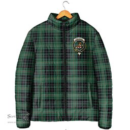 Scottish MacAulay Hunting Ancient Clan Crest Tartan Padded Jacket with Family Crest - Tartan Plaid Jacket ScotsTee Shop - Tartan Plaid - scotstee.com