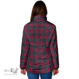 Scottish Lindsay Clan Crest Tartan Padded Jacket with Family Crest - Tartan Plaid Jacket ScotsTee Shop - Tartan Plaid - scotstee.com