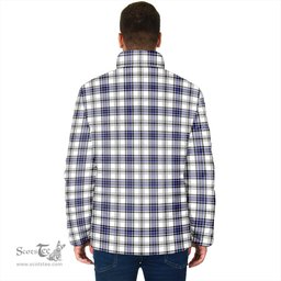 Scottish Hannay Modern Clan Crest Tartan Padded Jacket with Family Crest - Tartan Plaid Jacket ScotsTee Shop - Tartan Plaid - scotstee.com