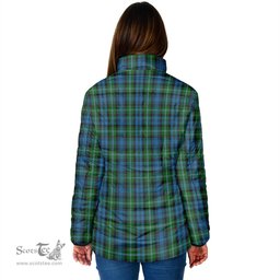 Scottish Lyon Clan Crest Tartan Padded Jacket with Family Crest - Tartan Plaid Jacket ScotsTee Shop - Tartan Plaid - scotstee.com