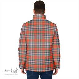 Scottish MacFarlane Ancient Clan Crest Tartan Padded Jacket with Family Crest - Tartan Plaid Jacket ScotsTee Shop - Tartan Plaid - scotstee.com