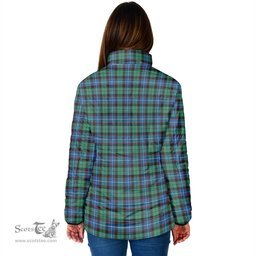 Scottish Hunter Ancient Clan Crest Tartan Padded Jacket with Family Crest - Tartan Plaid Jacket ScotsTee Shop - Tartan Plaid - scotstee.com