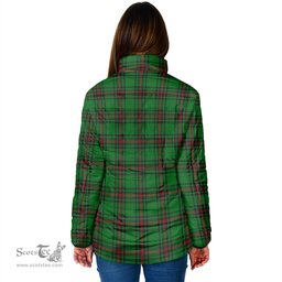 Scottish Kinnear Clan Crest Tartan Padded Jacket with Family Crest - Tartan Plaid Jacket ScotsTee Shop - Tartan Plaid - scotstee.com
