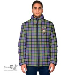 Scottish MacDonald Ancient Clan Crest Tartan Padded Jacket with Family Crest - Tartan Plaid Jacket ScotsTee Shop - Tartan Plaid - scotstee.com