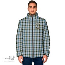 Scottish Henderson Dress Clan Crest Tartan Padded Jacket with Family Crest - Tartan Plaid Jacket ScotsTee Shop - Tartan Plaid - scotstee.com
