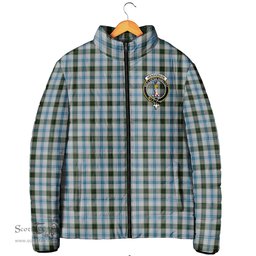 Scottish Henderson Dress Clan Crest Tartan Padded Jacket with Family Crest - Tartan Plaid Jacket ScotsTee Shop - Tartan Plaid - scotstee.com