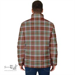 Scottish MacAlister Dress Clan Crest Tartan Padded Jacket with Family Crest - Tartan Plaid Jacket ScotsTee Shop - Tartan Plaid - scotstee.com