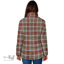 Scottish MacAlister Dress Clan Crest Tartan Padded Jacket with Family Crest - Tartan Plaid Jacket ScotsTee Shop - Tartan Plaid - scotstee.com