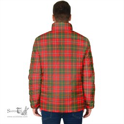 Scottish Hay Modern Clan Crest Tartan Padded Jacket with Family Crest - Tartan Plaid Jacket ScotsTee Shop - Tartan Plaid - scotstee.com