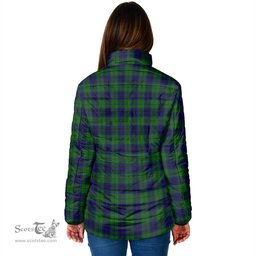 Scottish Keith Modern Clan Crest Tartan Padded Jacket with Family Crest - Tartan Plaid Jacket ScotsTee Shop - Tartan Plaid - scotstee.com