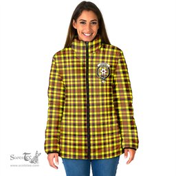 Scottish Jardine Modern Clan Crest Tartan Padded Jacket with Family Crest - Tartan Plaid Jacket ScotsTee Shop - Tartan Plaid - scotstee.com