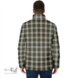 Scottish MacKinnon Dress Clan Crest Tartan Padded Jacket with Family Crest - Tartan Plaid Jacket ScotsTee Shop - Tartan Plaid - scotstee.com