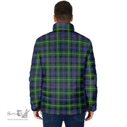 Scottish MacKenzie Modern Clan Crest Tartan Padded Jacket with Family Crest - Tartan Plaid Jacket ScotsTee Shop - Tartan Plaid - scotstee.com