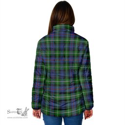 Scottish MacKenzie Modern Clan Crest Tartan Padded Jacket with Family Crest - Tartan Plaid Jacket ScotsTee Shop - Tartan Plaid - scotstee.com