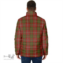Scottish Hay Clan Crest Tartan Padded Jacket with Family Crest - Tartan Plaid Jacket ScotsTee Shop - Tartan Plaid - scotstee.com