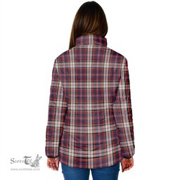 Scottish MacFarlane Dress Clan Crest Tartan Padded Jacket with Family Crest - Tartan Plaid Jacket ScotsTee Shop - Tartan Plaid - scotstee.com