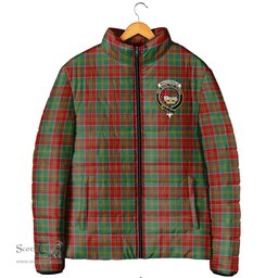 Scottish MacDonald of Kingsburgh Clan Crest Tartan Padded Jacket with Family Crest - Tartan Plaid Jacket ScotsTee Shop - Tartan Plaid - scotstee.com