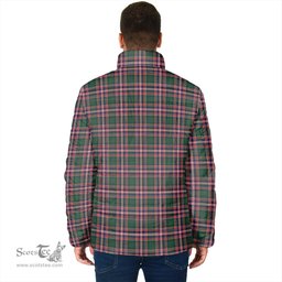 Scottish MacFarlane Hunting Modern Clan Crest Tartan Padded Jacket with Family Crest - Tartan Plaid Jacket ScotsTee Shop - Tartan Plaid - scotstee.com