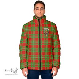 Scottish MacGregor Modern Clan Crest Tartan Padded Jacket with Family Crest - Tartan Plaid Jacket ScotsTee Shop - Tartan Plaid - scotstee.com
