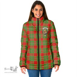 Scottish MacGregor Modern Clan Crest Tartan Padded Jacket with Family Crest - Tartan Plaid Jacket ScotsTee Shop - Tartan Plaid - scotstee.com