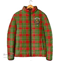 Scottish MacGregor Modern Clan Crest Tartan Padded Jacket with Family Crest - Tartan Plaid Jacket ScotsTee Shop - Tartan Plaid - scotstee.com