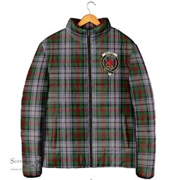 Scottish MacDuff Dress Clan Crest Tartan Padded Jacket with Family Crest - Tartan Plaid Jacket ScotsTee Shop - Tartan Plaid - scotstee.com