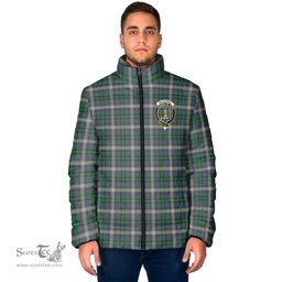 Scottish MacDowall Clan Crest Tartan Padded Jacket with Family Crest - Tartan Plaid Jacket ScotsTee Shop - Tartan Plaid - scotstee.com