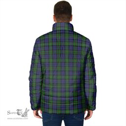 Scottish MacEwan Clan Crest Tartan Padded Jacket with Family Crest - Tartan Plaid Jacket ScotsTee Shop - Tartan Plaid - scotstee.com
