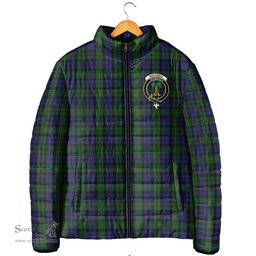 Scottish MacEwan Clan Crest Tartan Padded Jacket with Family Crest - Tartan Plaid Jacket ScotsTee Shop - Tartan Plaid - scotstee.com