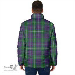 Scottish MacIntyre Inglis Clan Crest Tartan Padded Jacket with Family Crest - Tartan Plaid Jacket ScotsTee Shop - Tartan Plaid - scotstee.com