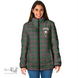 Scottish MacFarlane Hunting Clan Crest Tartan Padded Jacket with Family Crest - Tartan Plaid Jacket ScotsTee Shop - Tartan Plaid - scotstee.com