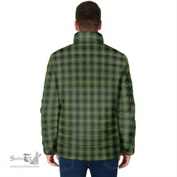 Scottish MacIver Hunting Clan Crest Tartan Padded Jacket with Family Crest - Tartan Plaid Jacket ScotsTee Shop - Tartan Plaid - scotstee.com