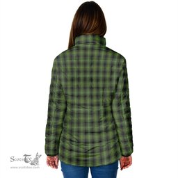 Scottish MacIver Hunting Clan Crest Tartan Padded Jacket with Family Crest - Tartan Plaid Jacket ScotsTee Shop - Tartan Plaid - scotstee.com