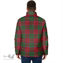 Scottish Grant Clan Crest Tartan Padded Jacket with Family Crest - Tartan Plaid Jacket ScotsTee Shop - Tartan Plaid - scotstee.com